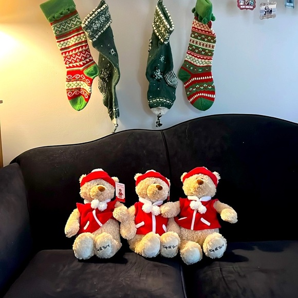 3 🎄Teddy B Caring Bears Collection Stuffed Animal New Tag #7 Gund® Teddy - Picture 2 of 11